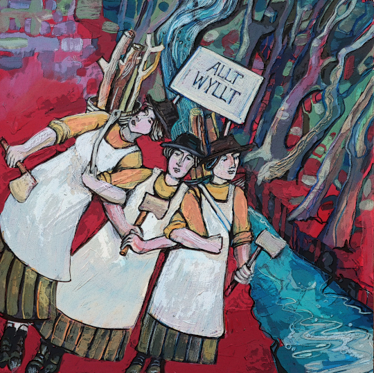 Gweno Llwyd, Nansi Williams, and Betsan Williams